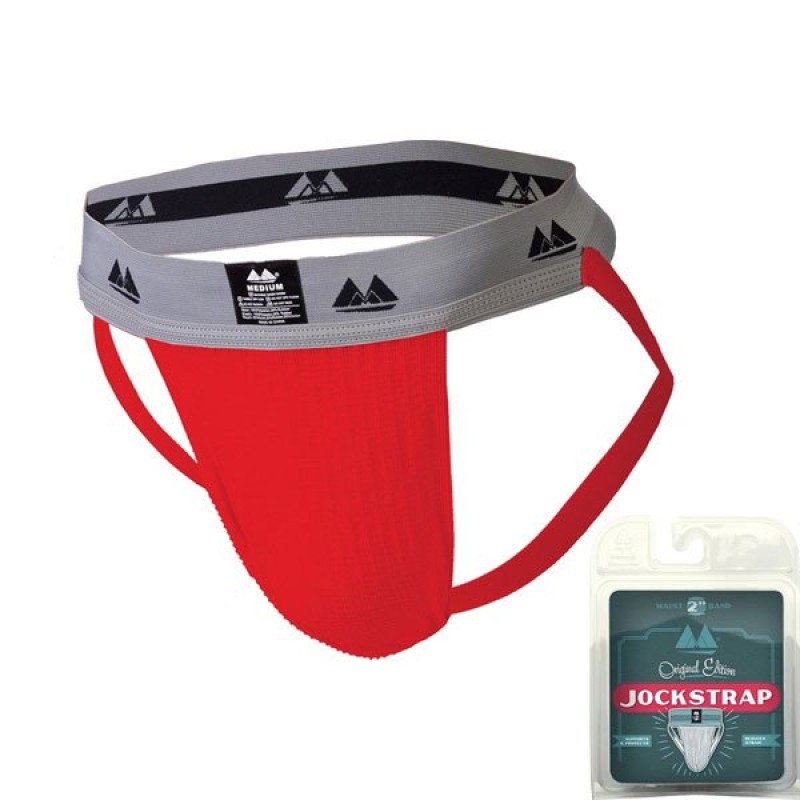 Slip Uomo Rosso con Fascia Posteriore MM Original Jock Collection