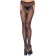 Collant Nero Plus Size in Rete Aperto LEG AVENUE