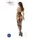 Tuta Lingerie Nera in Rete con Aperture Ovali BS053